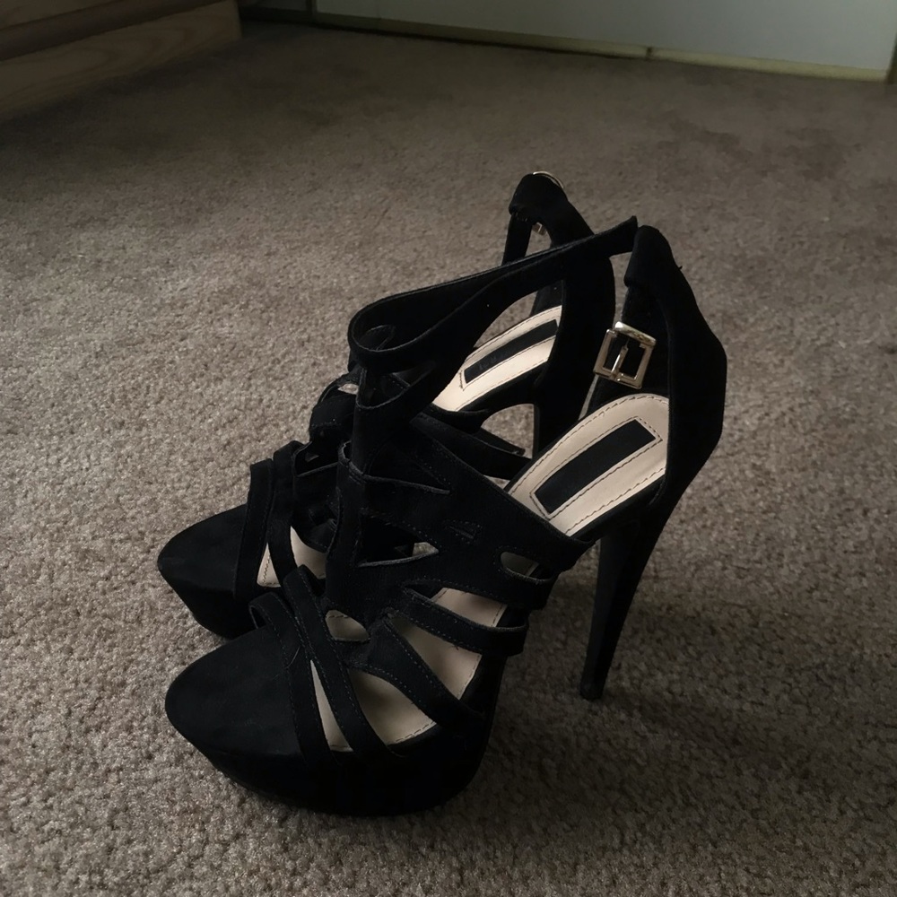 black heels